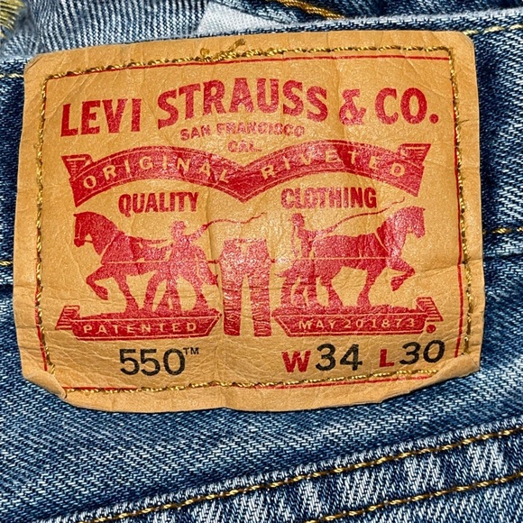 Levi’s 550 Men’s Jeans Med Wash 34x30 - Picture 2 of 5